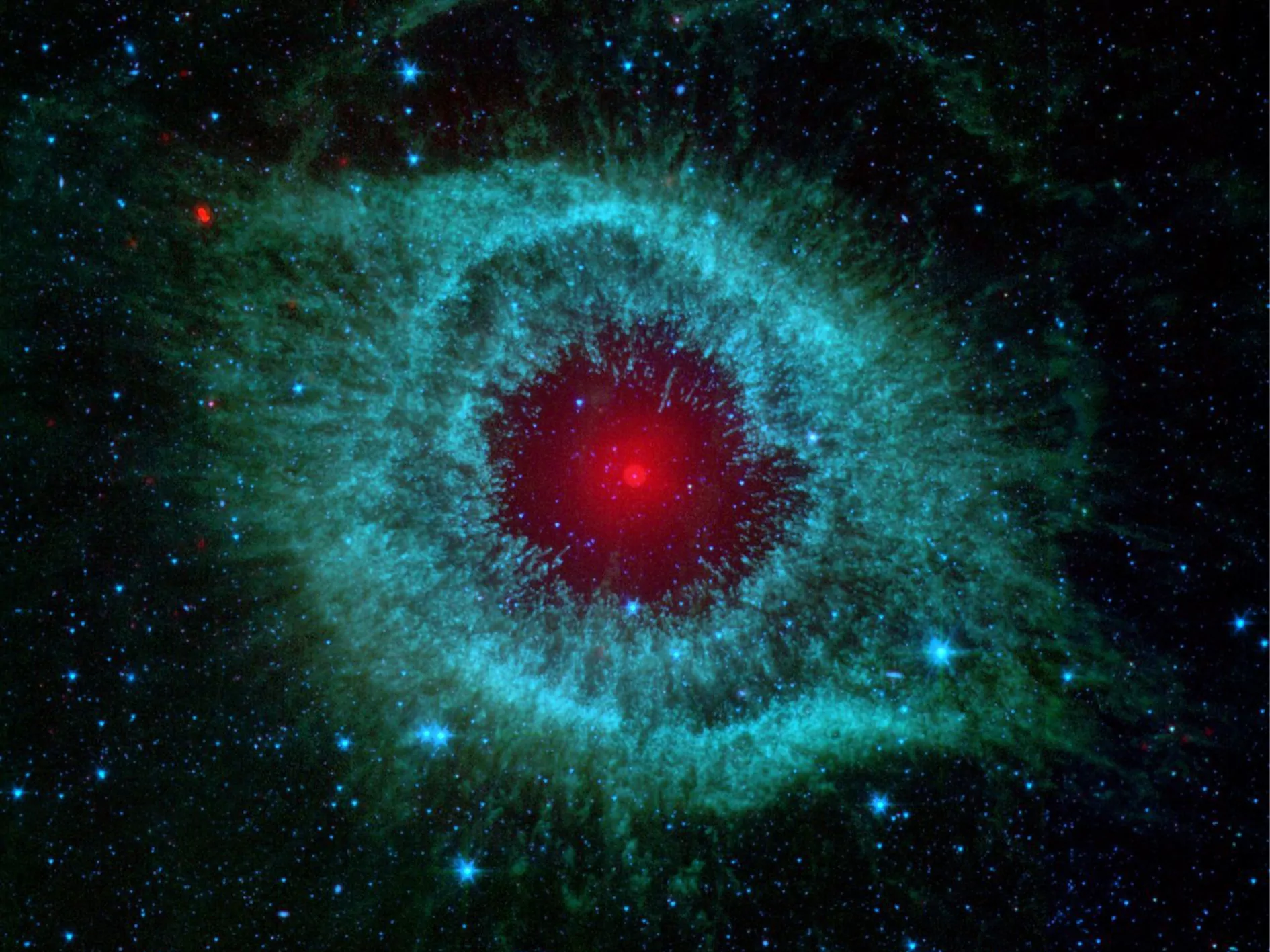 The Spitzer telescope took a truly chilling picture