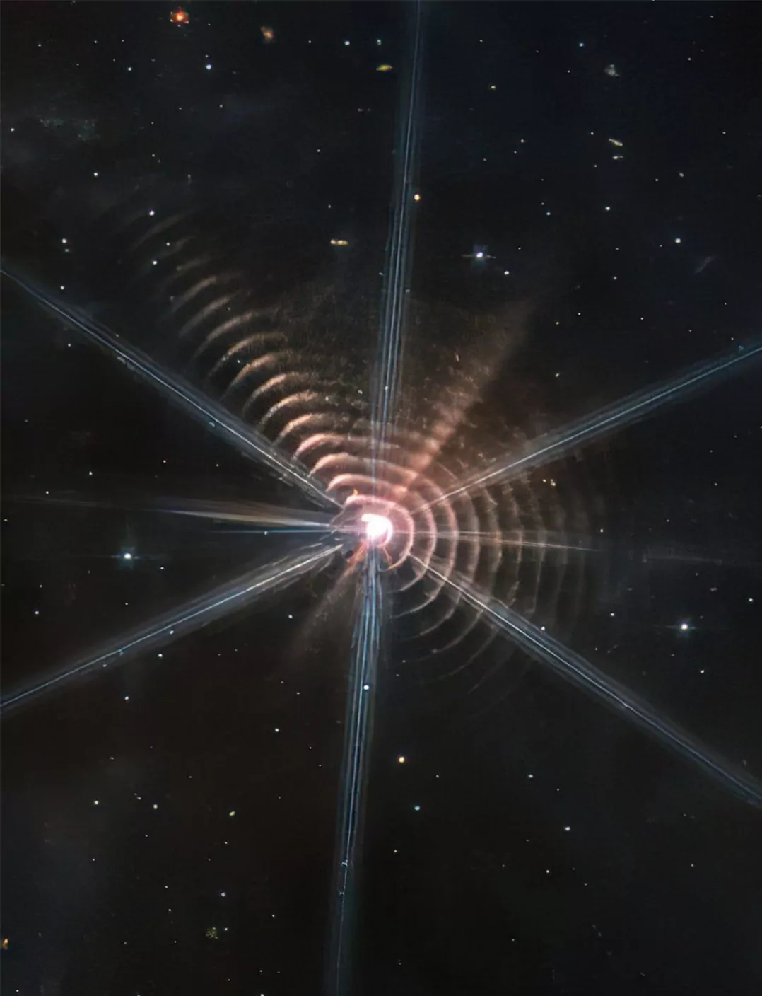 “James Webb” got a snapshot of the amazing environment of a double star