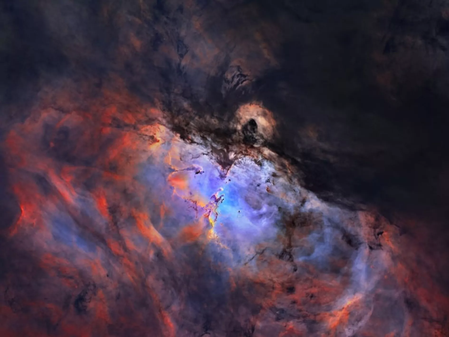 The crowds of Creation and the Eagle Nebula in NASA’s picture of the day