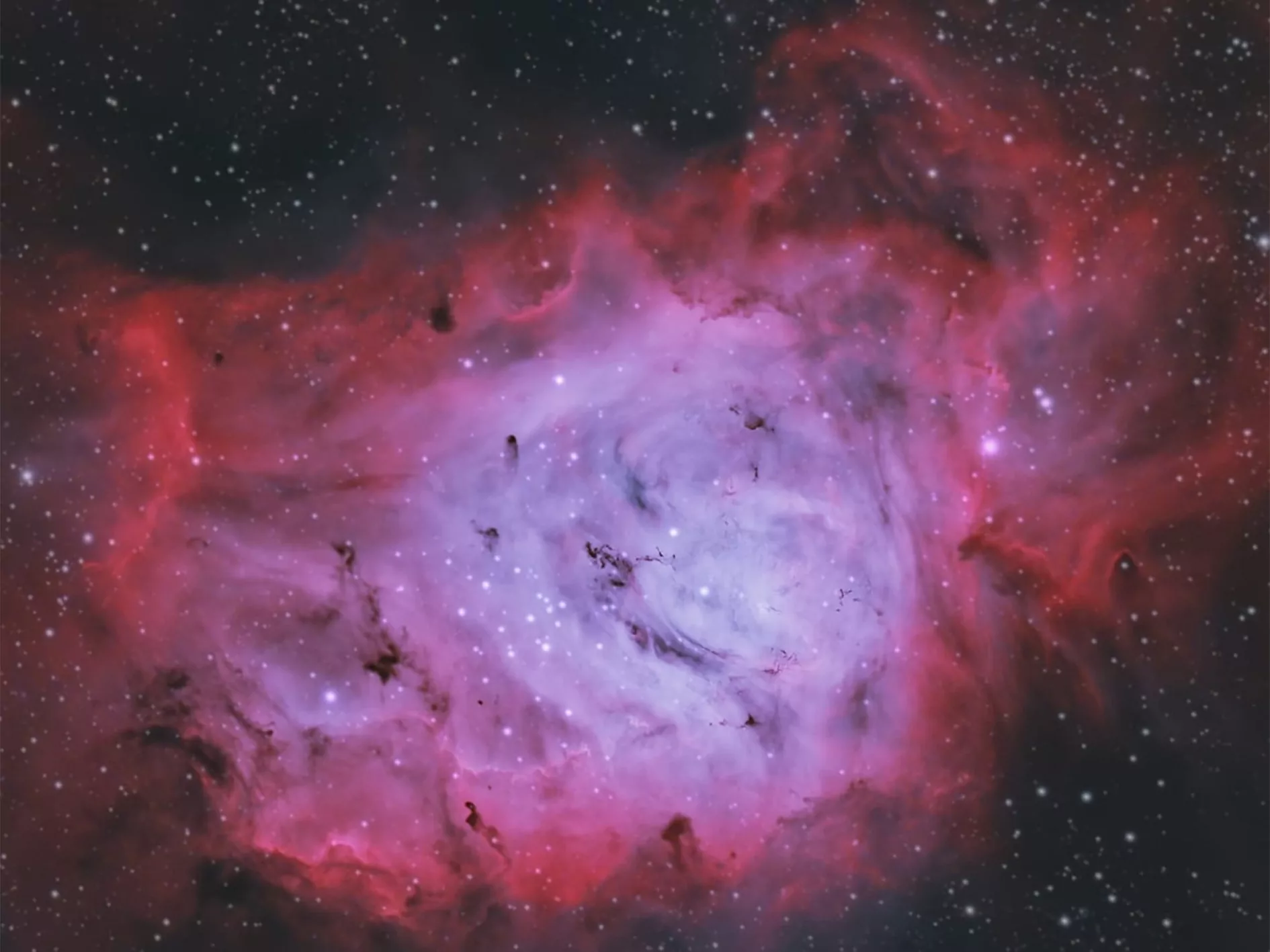 Lagoon Nebula (M8 or NGC 6523)