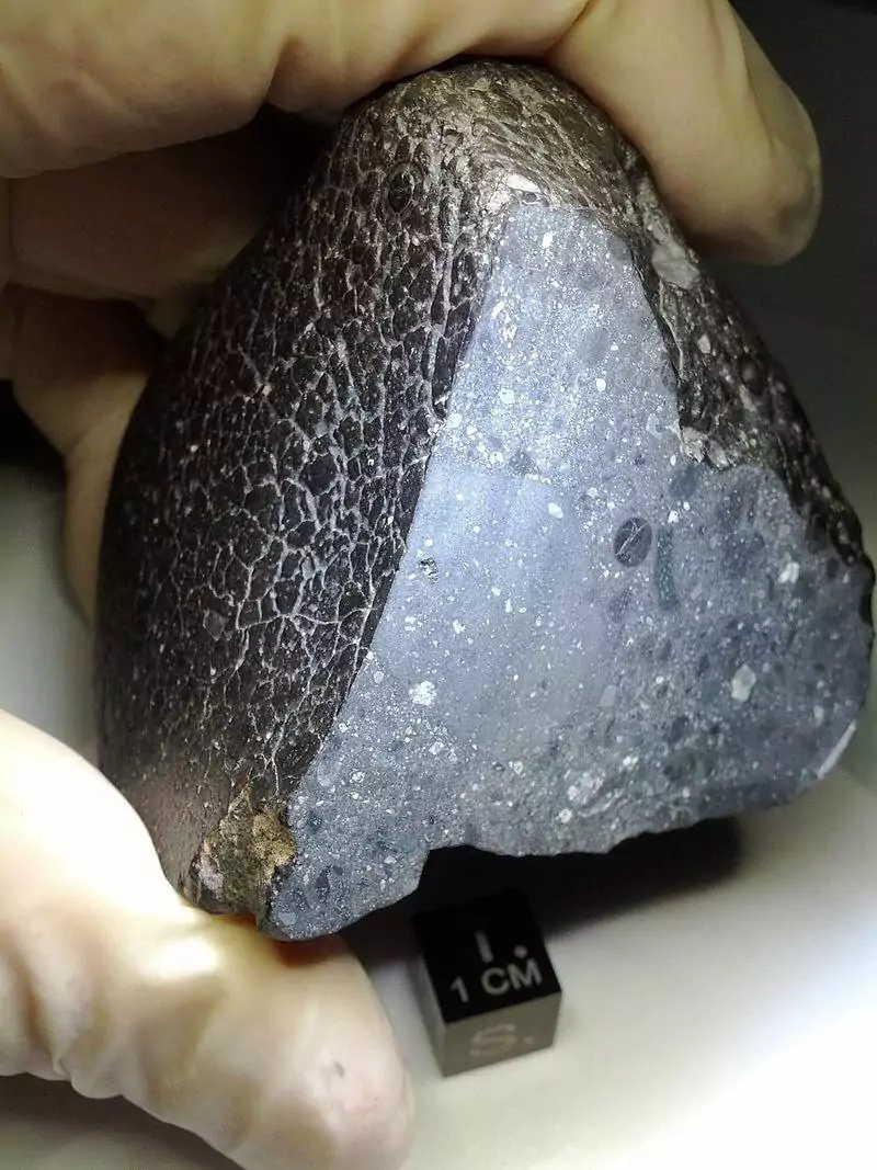 The meteorite NWA 7034 has a second, more poetic name: “Black Beauty”